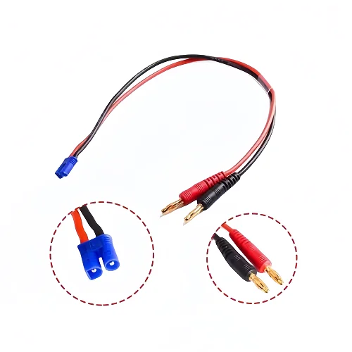 15B6AC Ladekabel mit Ausgleichsladefunktion, 4mm Bananenstecker auf XT60 T-Stecker XT90 EC JST DuPont Stecker Adapterkabel, Flugmodellkabel – Detail 13