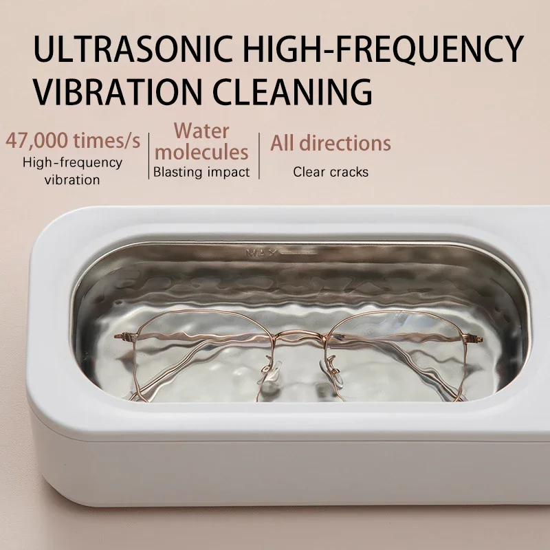 Ultrasonic Cleaner Ultrasonic Glasses Jewelry Cleaner 500ML Ultrasonic Cleaning Machine Ultrasound Washing Bath For Glasses