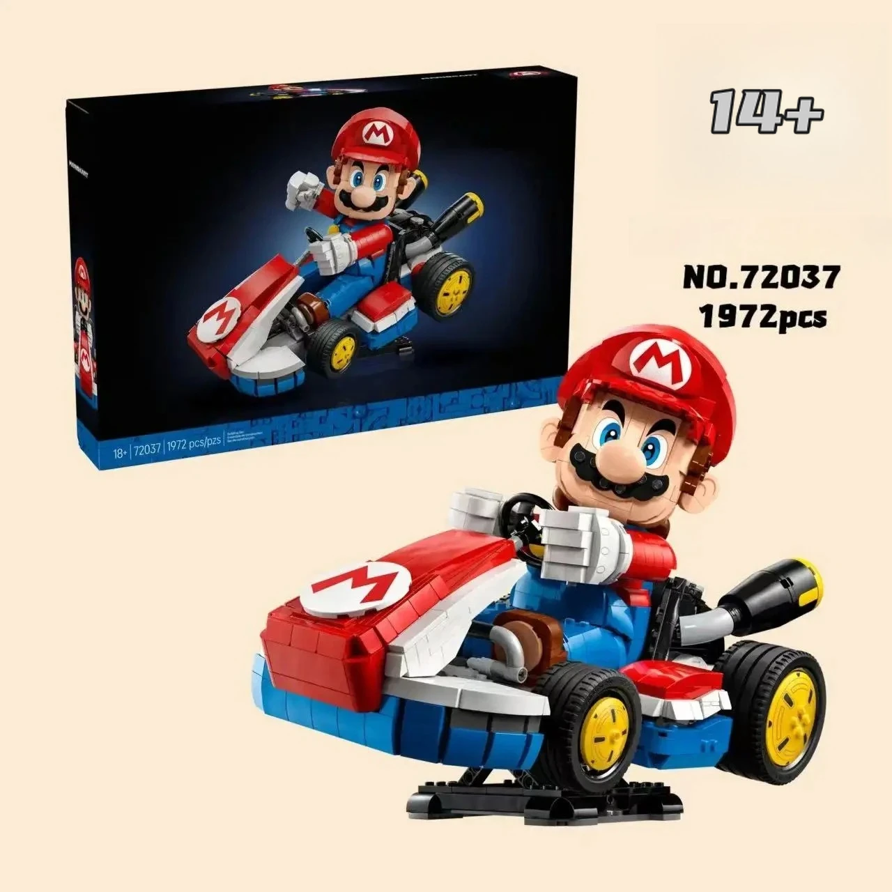 

Инновационная тематическая коллекция Disney 72037: Детализированная модель Mario Kart, точная копия для семейного досуга и праздничного подарка