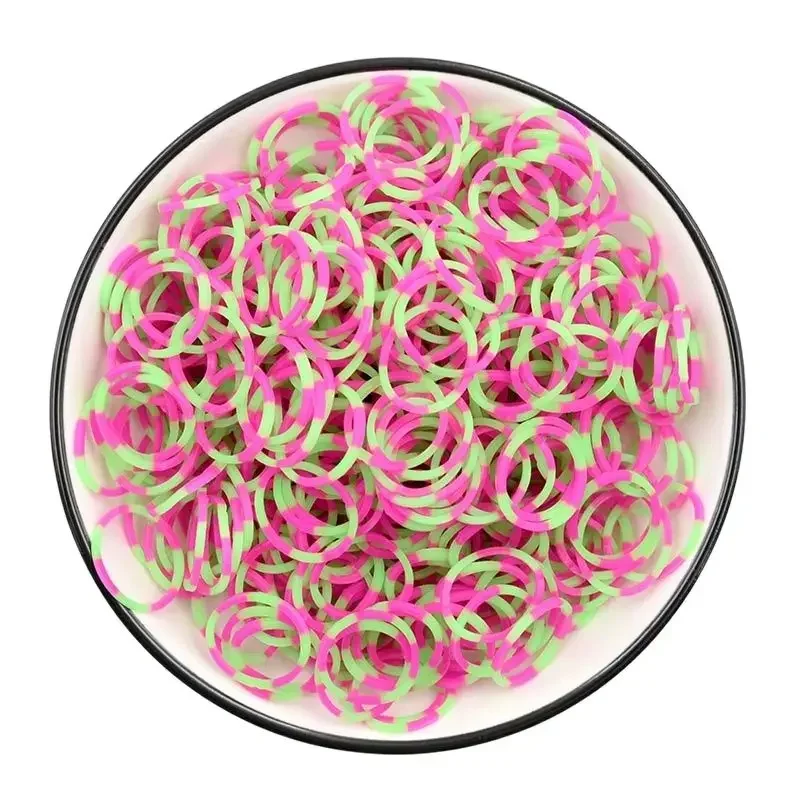 600 Pcs DIY Toys Rubber Loom Bands Set Kid Bracelet Silicone Rubber Bands Elastic Rainbow Weave Loom Bands Toy Children Goods