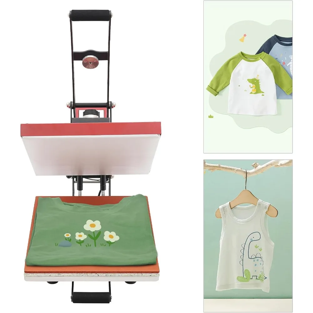 

16"x20" Electromagnetic Semi-Automatic Heat Press Machine T-Shirt Press Machine for T-Shirt Mug Hat Plate Cap