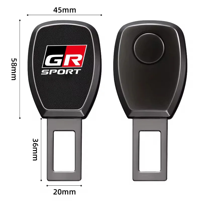 Car Seat Belt Clip Extension Plug Car Safety Seat Lock Buckle  for Toyota GR Sport Corolla C-HR RAV4 Yaris Camry Prado Prius view 6