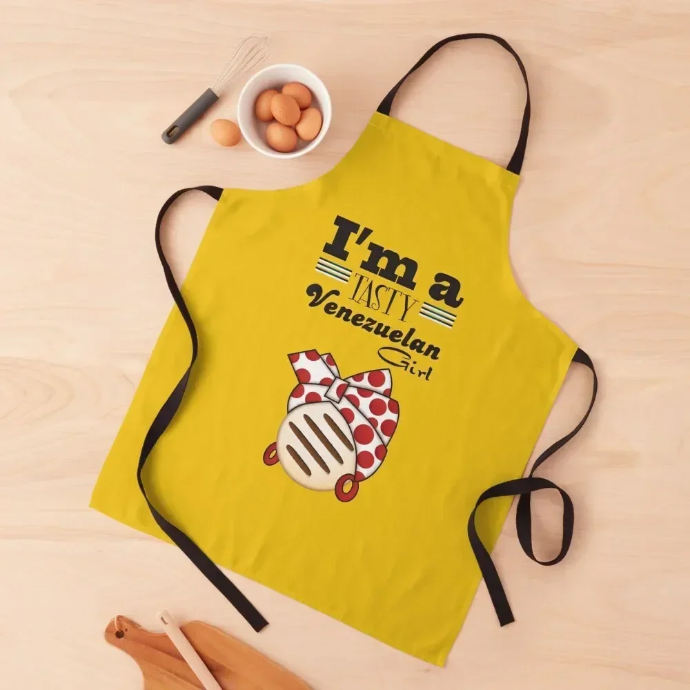 

Arepa Venezuela Im a Tasty Venezuelan Girl Apron For Hairdresser For Women Apron