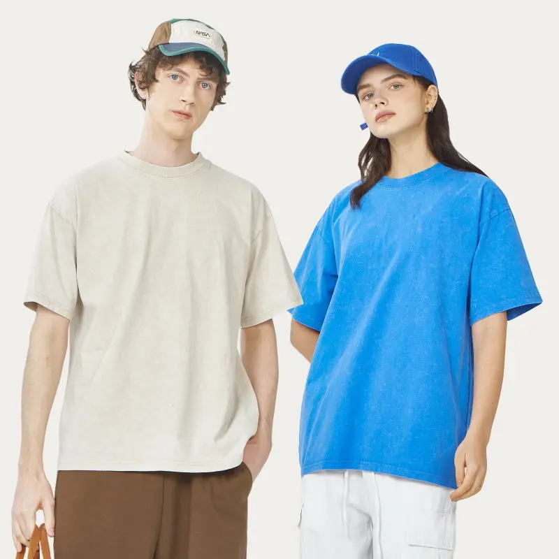 

Oversized Tshirts for Women Short Sleeve Crew Neck Vintage Washed Basic Loose Casual Tees