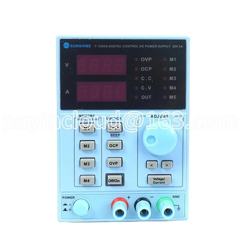 For P-3005A 30V 5A LED Digital Lab Bench Power Source Stabilized Supply NC Programmable DC