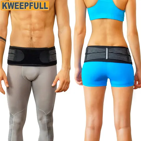 Sacroiliac Hip Brace For Lower Back Pain Women & Men - Si Belt Relief Sciatic Nerve, Leg, Sacral, Lumbar, Pelvic & Back Support