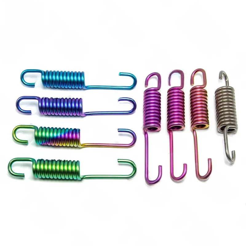 TS 1PC  Titanium alloy spring motorcycle side support spring  length 80mm/100mm/105mm ,Diameter 15mm