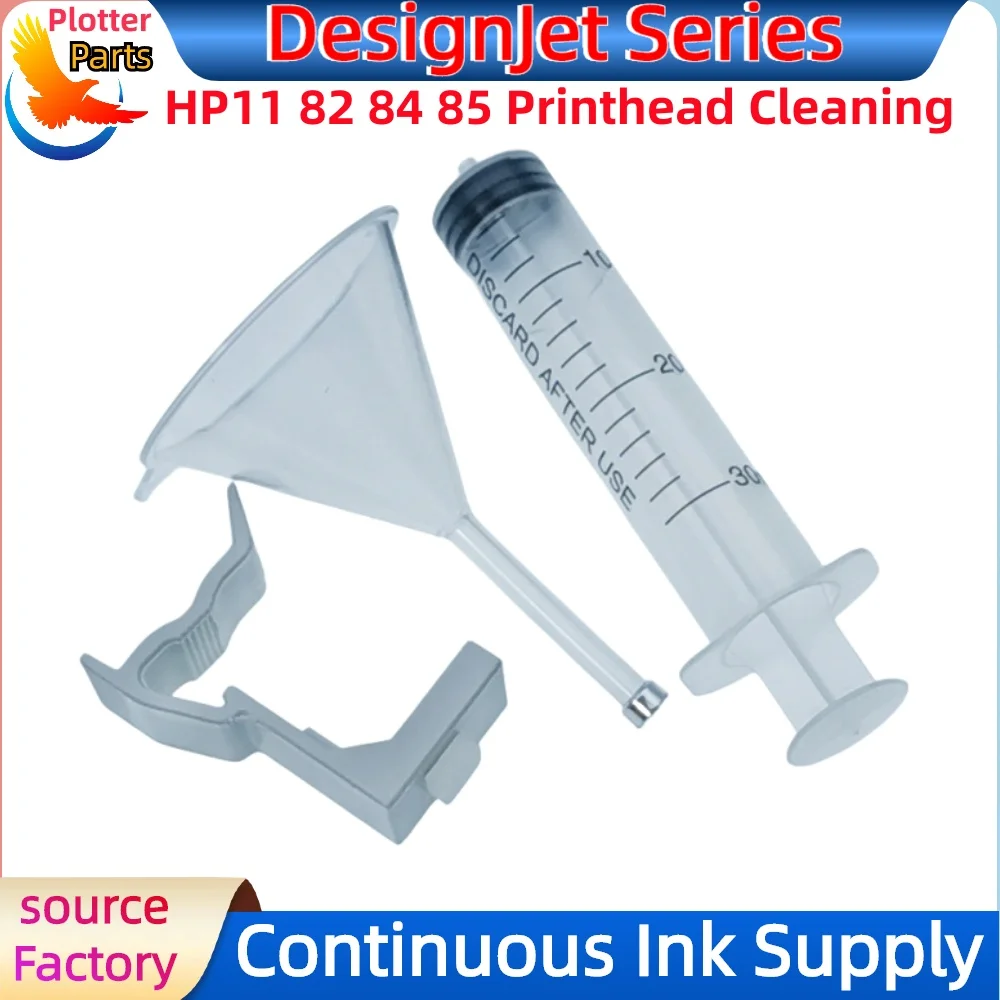 For HP 11 84 85 Printhead Cleaning Tool DesignJet 500 510 800 100 110 120 130 Plotter Part  Ink Cartridge Refill Kit