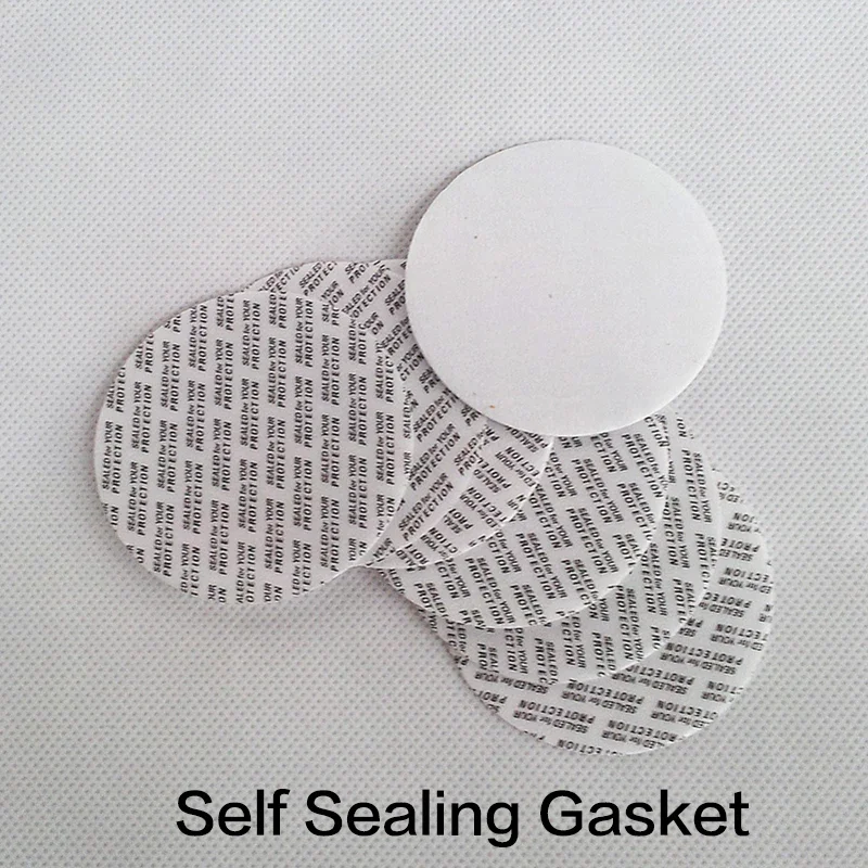 300pcs Self Sealing Sticker Gasket for Bottle Mouth Cosmetic Jar Self-Adhesive Leak Proof Stick Seal