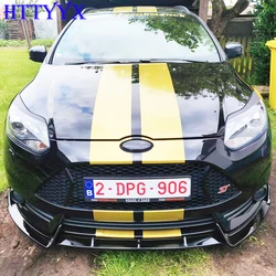 Gloss Black Car Front Bumper Splitter Lip Diffuser Body Kit Spoiler Guard For Ford Focus MK3 ST 2012 2013 2014