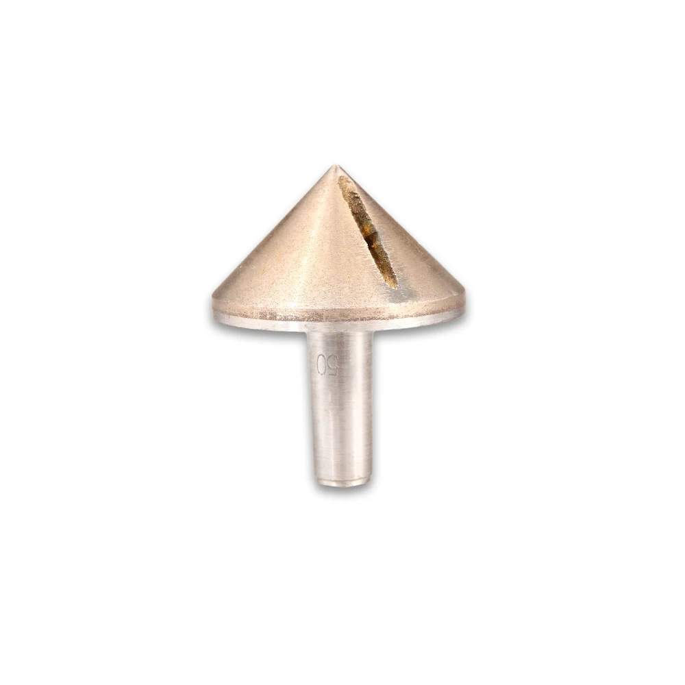 Broca De Diamante Cone Shank Countersink, Broca de vidro com escareador, 30mm