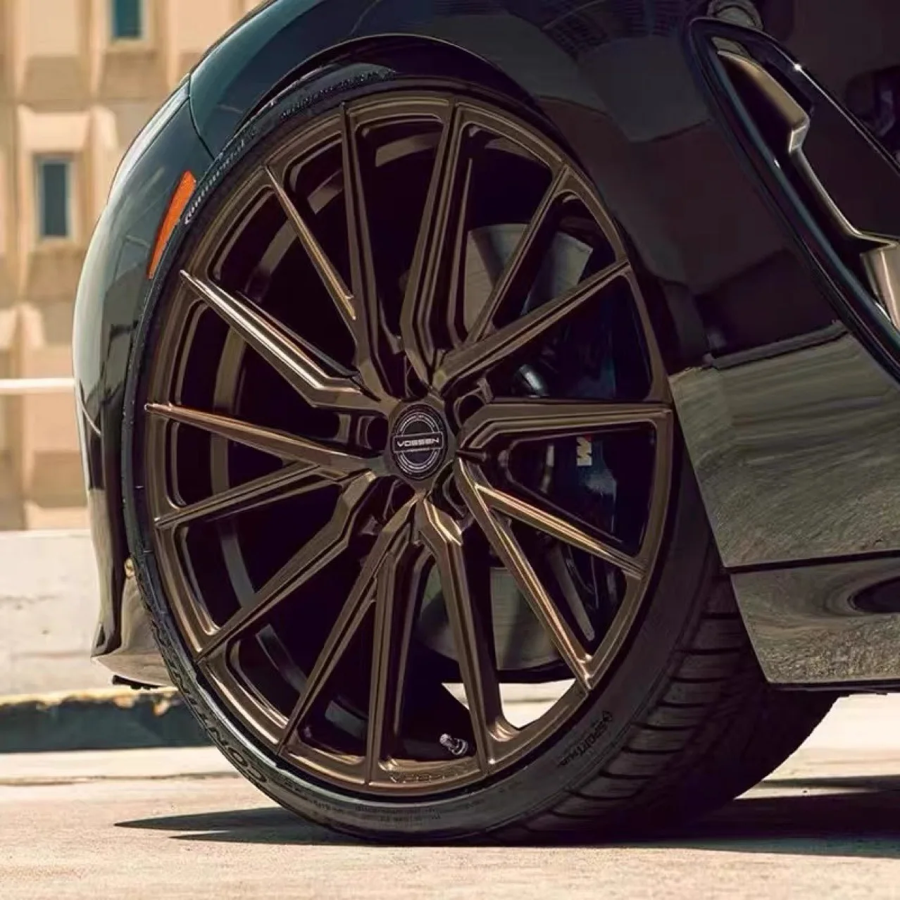 

Alloy Passenger Car Wheels New 8.5J ET35mm Brushed Matte Black Multi-Spoke Universal Fitment for Audi for Krypton AMG