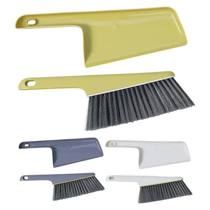 NEW Home Sweeper Dustpan Set Household Desktop Dust Soft Brush For Desk Bed Window Sill Cleaning Brush Office Room Broom Tools