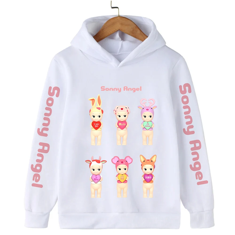 Sony Angel Hippers Hoodies Children Pullover Kid Hoodie Casual Clothes Kawaii Anime Sweatshirts for Girl Boy Cartoons Tops