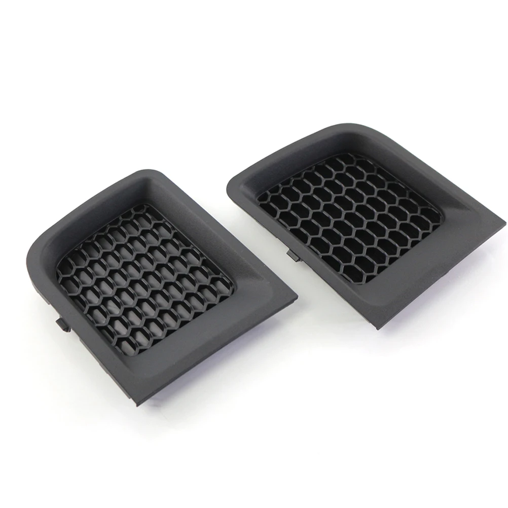 

2 Pcs Mesh Bumper Lower Grille Cover Automotive Front Replacement Abs Accessories Supplies