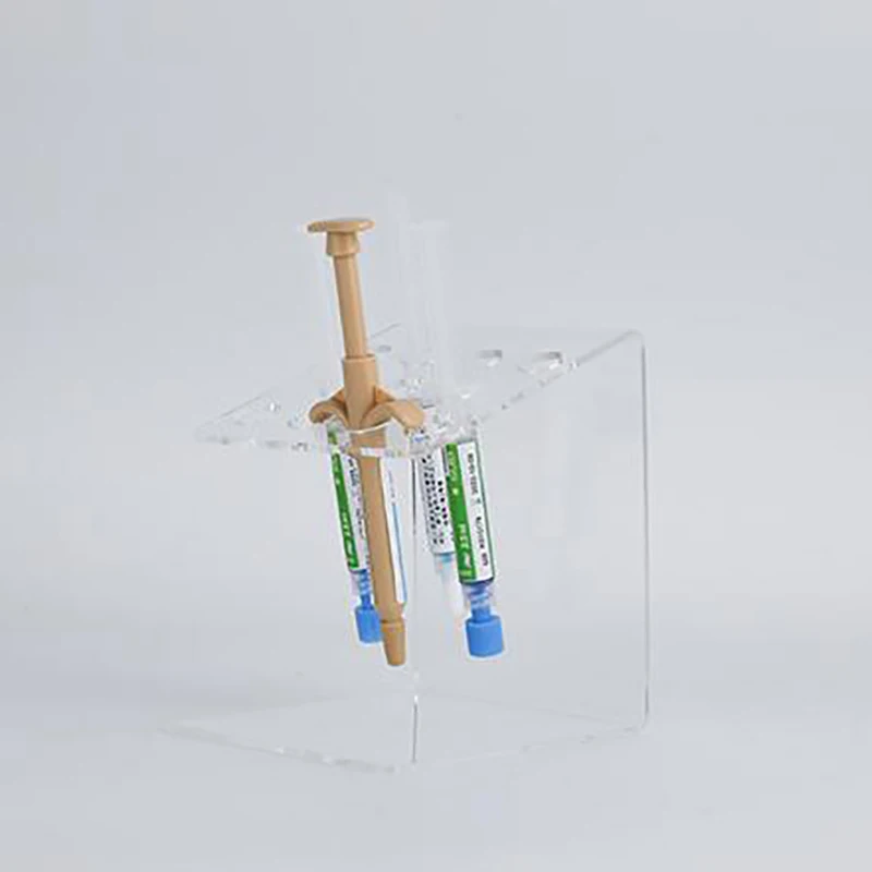 1Pc Dental Syringe Acrylic Organizer Holder Case Composite Resin Holder Laboratory Dental Clinic Supplies