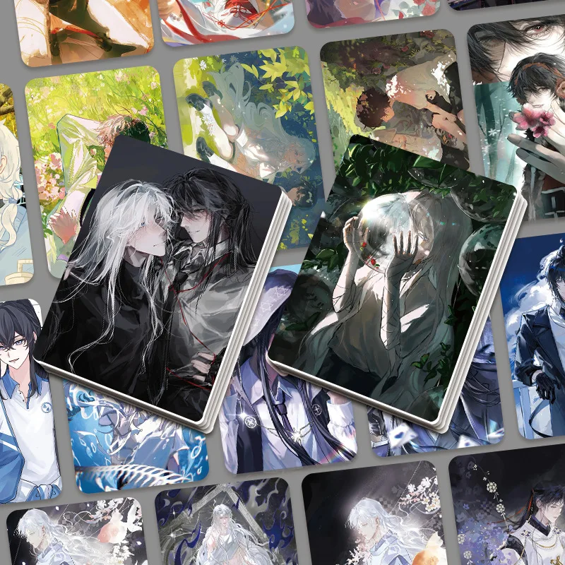 

55 шт., аниме, красивый персонаж, периферийные карты, справочник, коллекция украшений, прозрачная текстура, веер, подарки, значимые коммутации