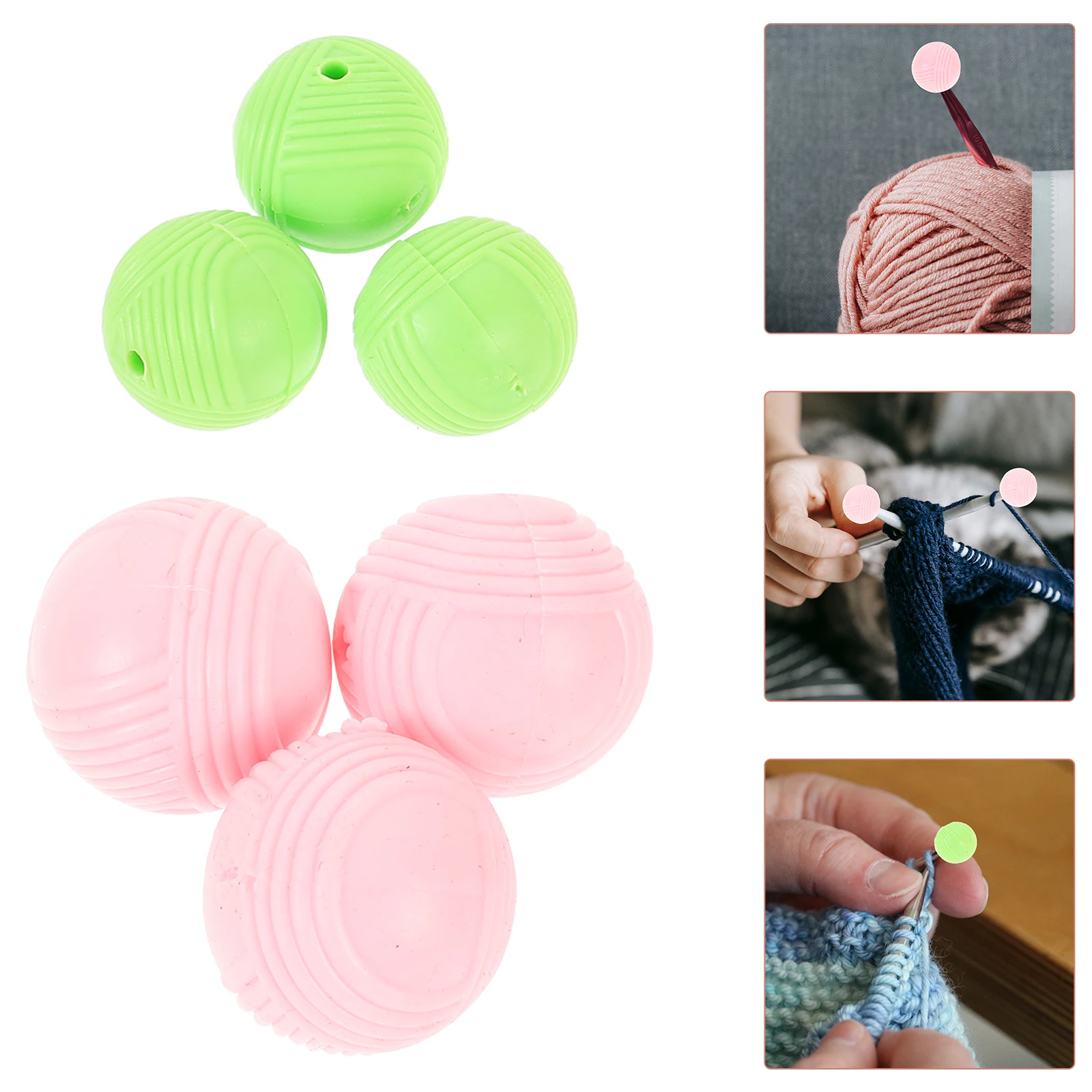 

100pcs Point Protector Household Needle Tip Covers Needles Silicone Caps Soft Lightweight Knitting Needle Stoppers Craft Diy