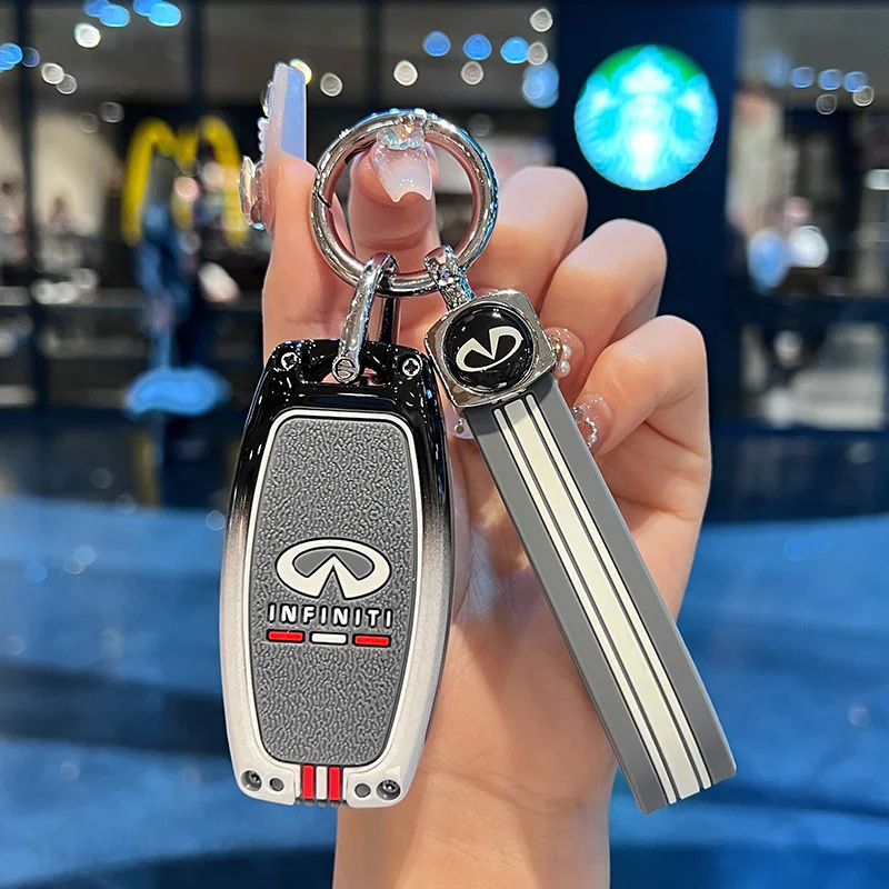 Чехол из цинкового сплава для Infiniti Q50 Q60 Q70 QX50 QX60 QX70 G25 EX FX JX35 FX25 FX35 EX35 FX37 JX35 Чехол из цинкового сплава для Infiniti Q50 Q60 Q70 QX50 QX60 QX70 G25 EX FX JX35 FX25 FX35 EX35 FX37 JX35