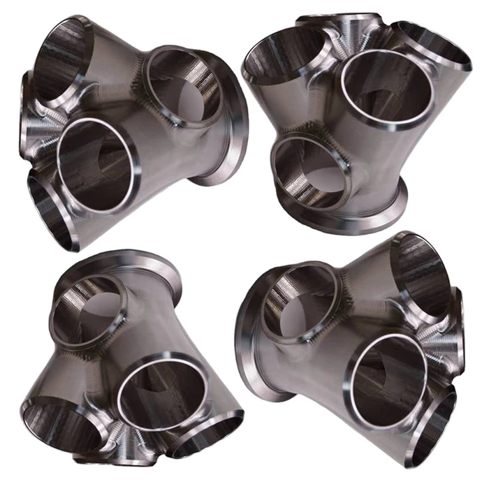 Factory Hot Price CNC Machining Various Sizes Models Billet Merge Collectors