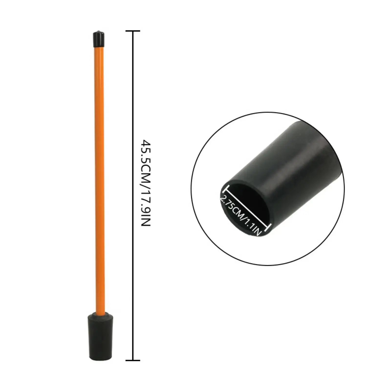 Golf Swing Trainer Rubber Fiberglass Alignment Stick Practice Aid Golfing Accessories for Indoor Golf Training view 4