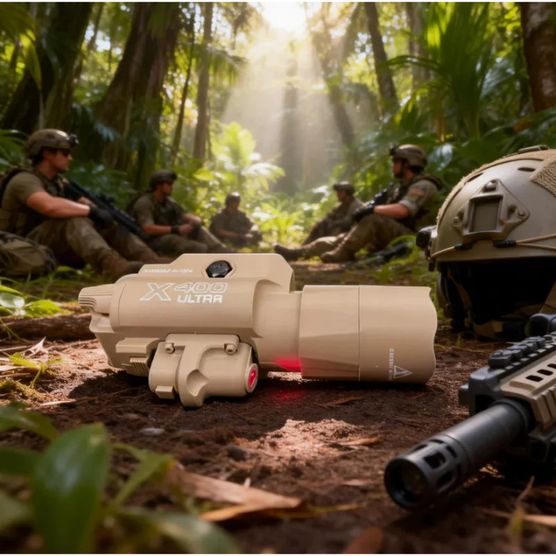 

Лазерный целеуказатель X400U 2-в-1 с мощным фонарем: совместим с 20-мм планкой для CS-матчей, охоты, игрушечного оружия, страйкбола и игр