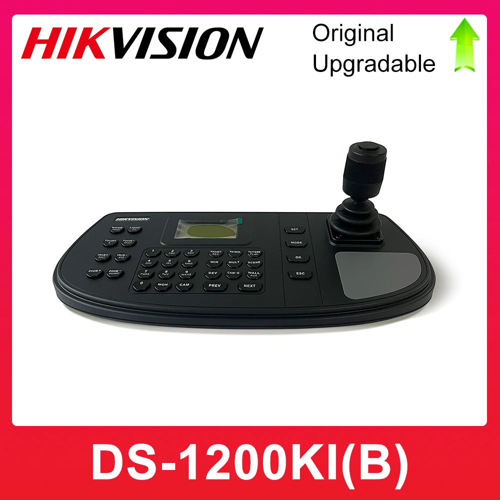 

Оригинальная сетевая клавиатура Hikvision DS-1200KI(B) с матричным экраном 128 × 64, 4-осевой джойстик с поддержкой управления PTZ