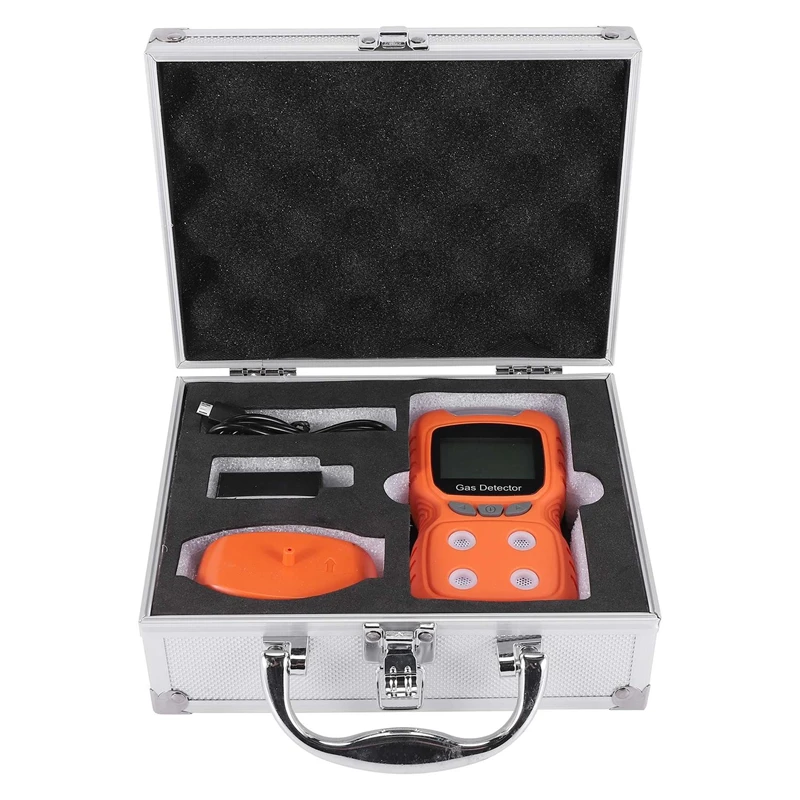 

PLT840 4 In 1 Gas Detector CO H2S O2 Monitor Analyzer Leak Portable Gas Leak Detector