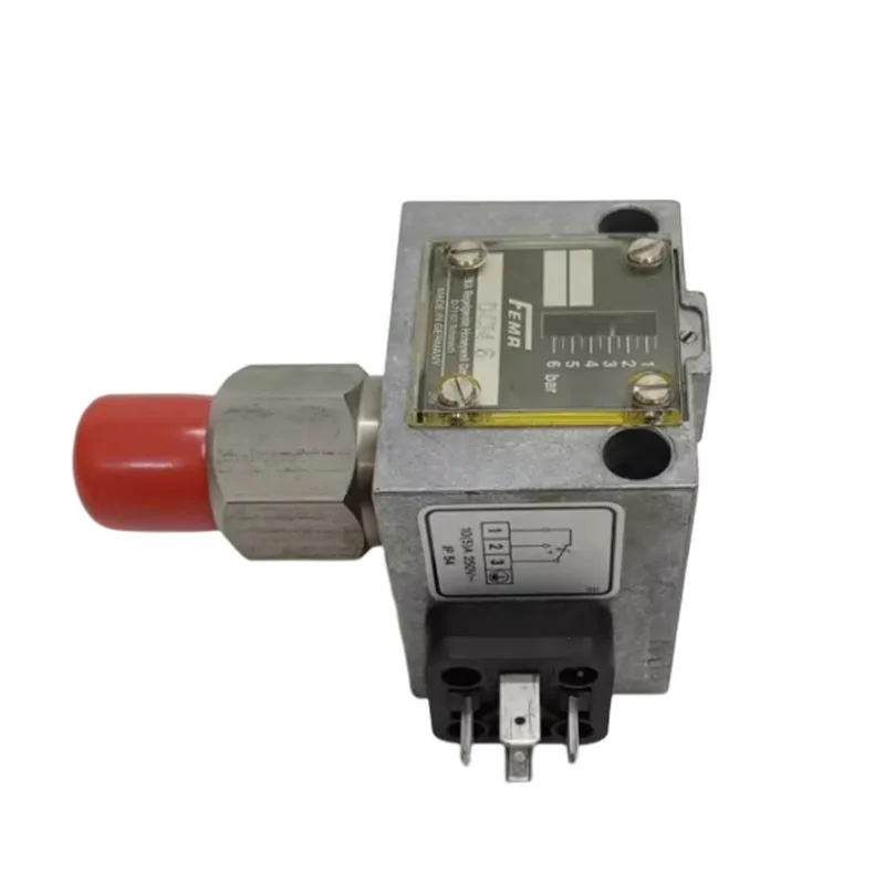 FEMA DCM6 Pressure Switch for Liquid Gas IP54 Protection Class for Overpressure Monitoring Relative