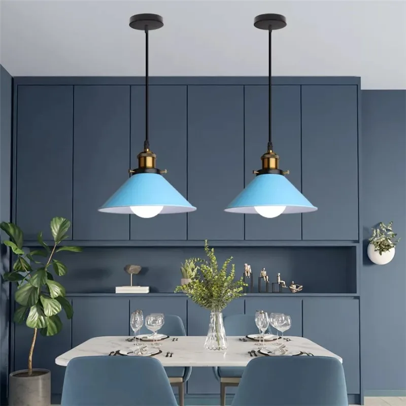 Scandinavian Minimalist Creative Ceiling Lamp for Living Room Dining Room Bar Bedroom Study Macaron Modern Single Head Pendant