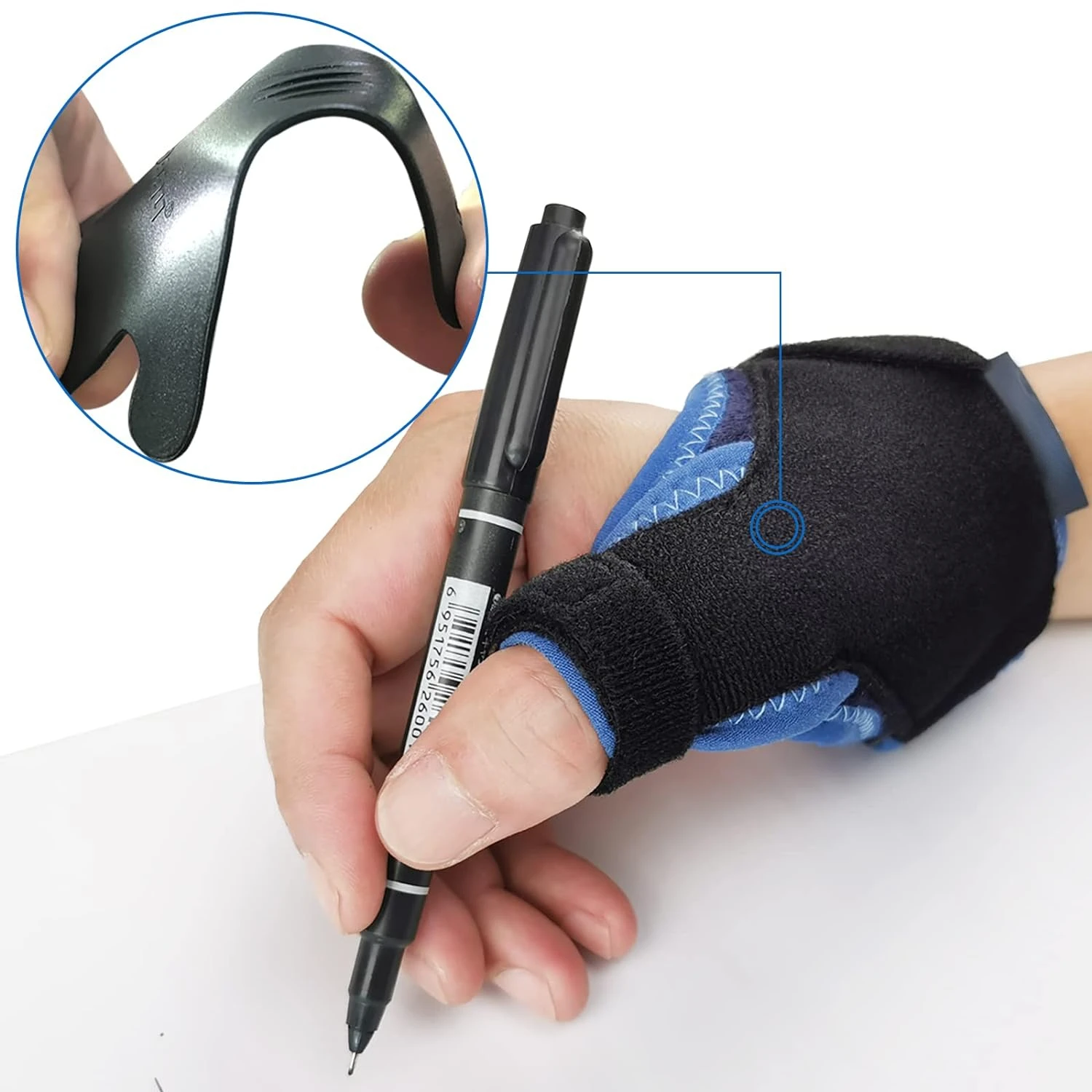 High-quality adjustable ergonomic thumb brace for maximum relief and flexibility. Superior support and protection for the thumb 