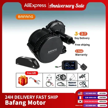 Bafang 미드 드라이브 전기 자전거 모터 변환 키트, 강력한 리튬 배터리 팩 셀 포함, BBS02B, BBS02, 750W, 48V, 52V, 20Ah