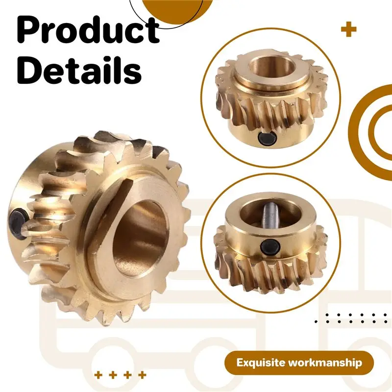 AA05 Snowblower Auger Replacement Worm Gears, Compatible With Multiple Models 52402600, 524026, 924082, 52422700, 924109, 058069