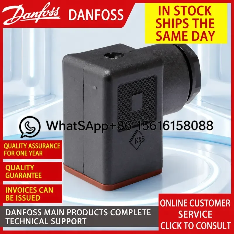 connecteur-de-boite-de-jonction-danfoss-d'origine-042n1256-042n1278-042n0156-042n02635-connecteur-de-vanne-solenoide-de-refrigeration-pieces-de-rechange