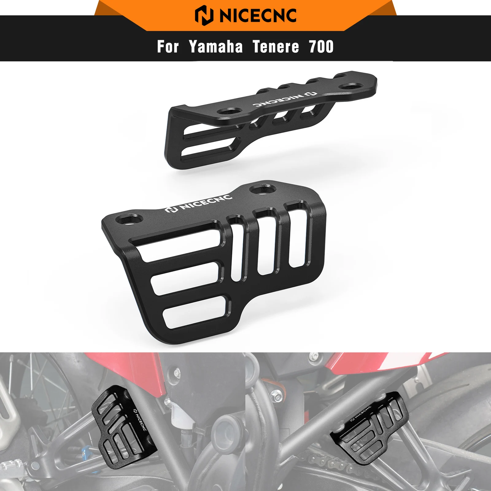 

Motorcycle Tie Down Brackets For Yamaha Tenere 700 /XTZ700 2019-2024 Tenere 700 Rally Edition 20-24 Side luggage Carrier Holder