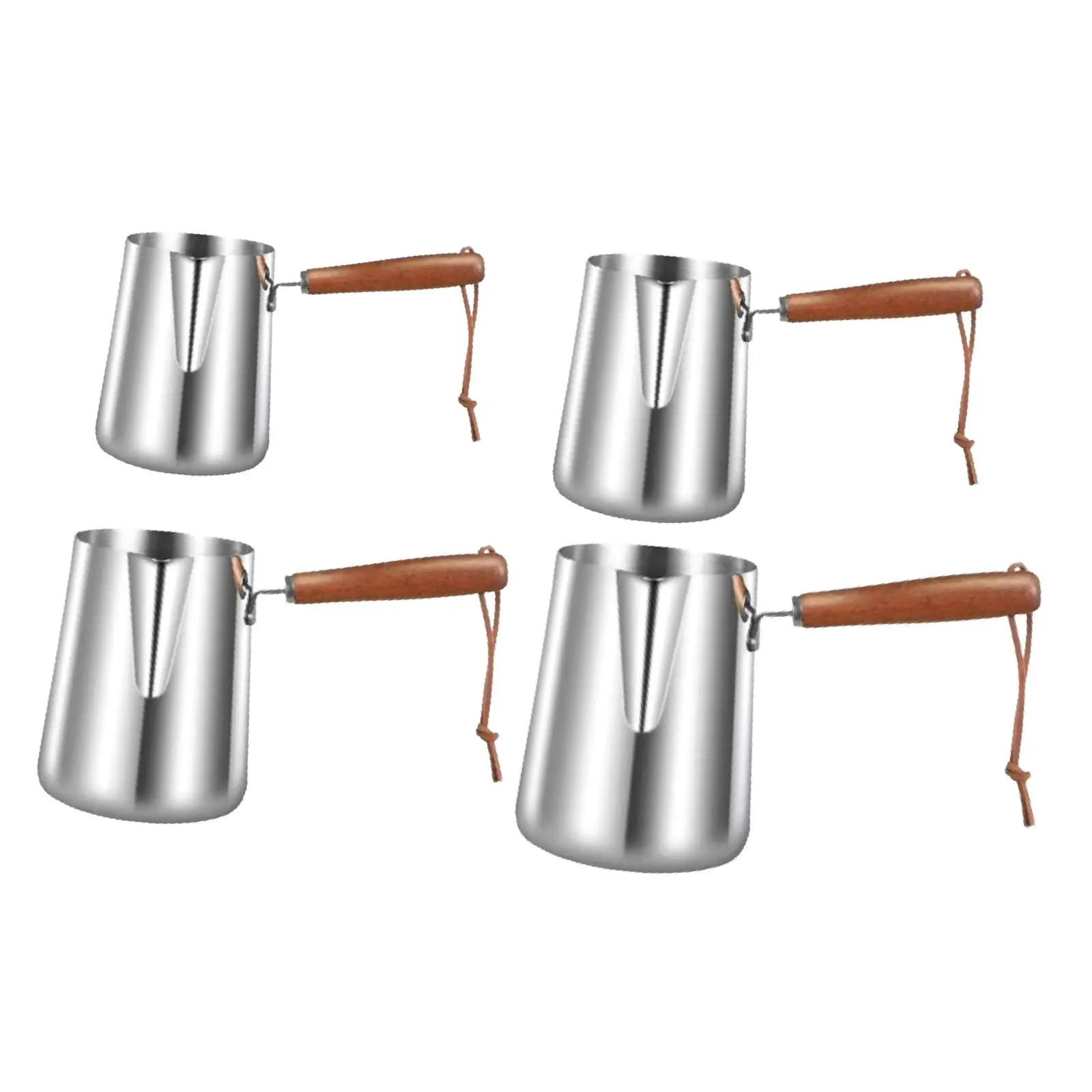 إبريق قهوة تركي، ستانلس ستيل، ملحق متعدد الأغراض مع رغوة الحليب، #4