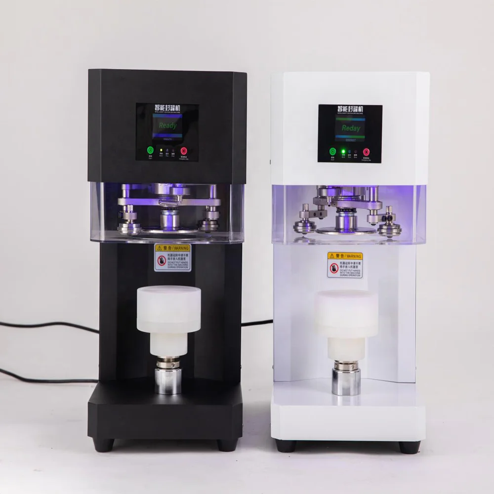 

Factory Sale Automatic Model Intelligent Can Sealing Machines To Seal Easy Ring Pull Cans With Lid