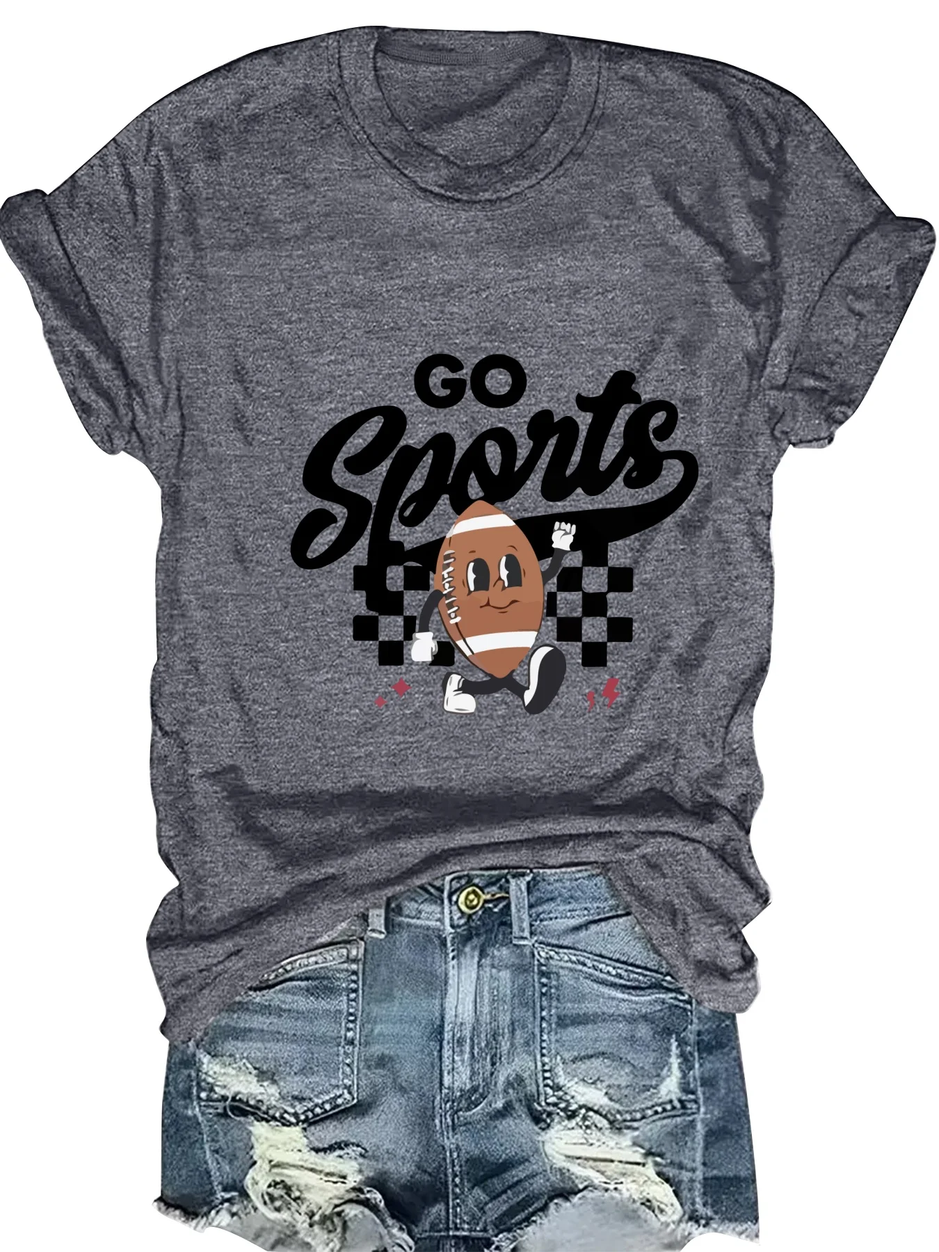 

Модная женская футболка с круглым вырезом и короткими рукавами, с принтом в виде букв, повседневный удобный женский топ