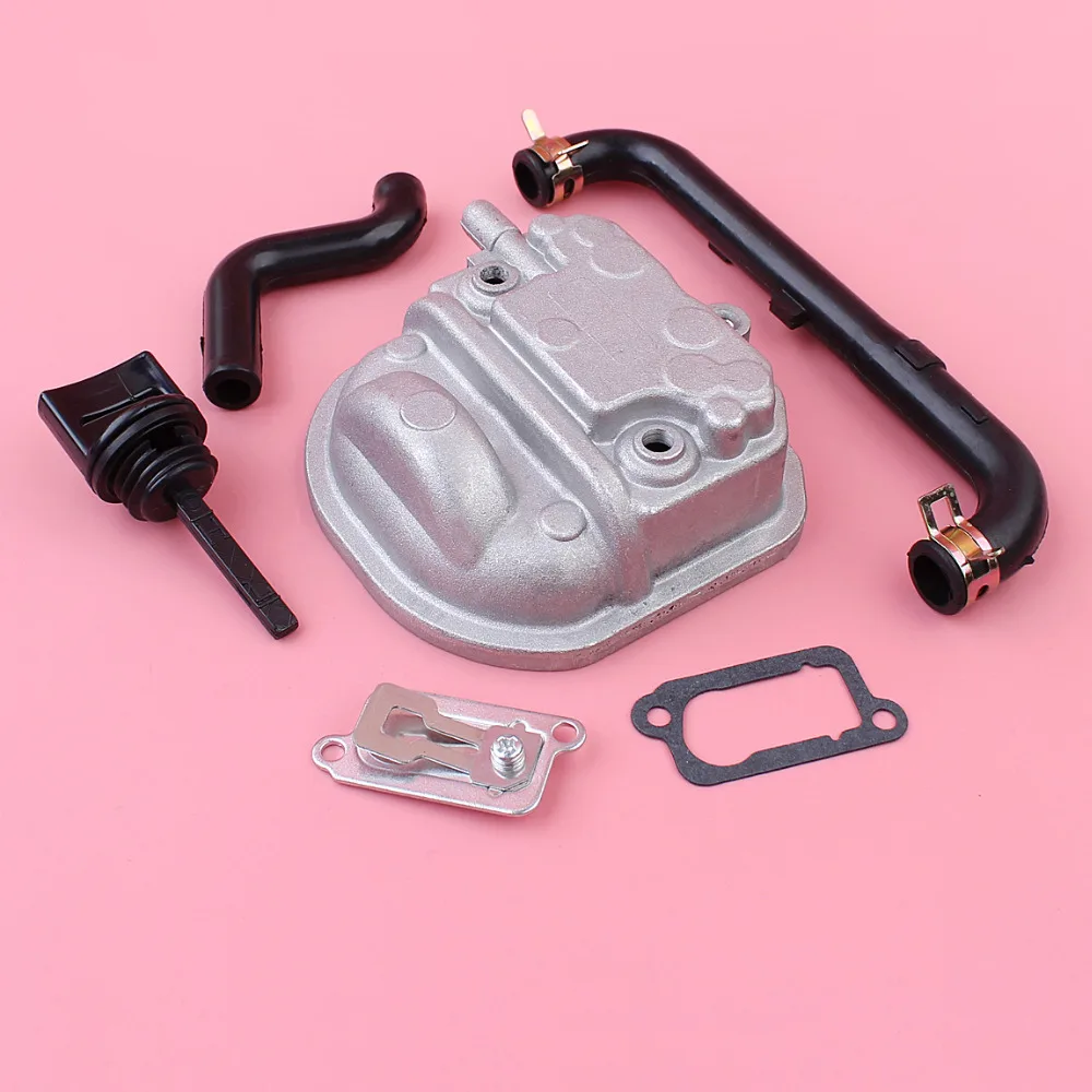 กระบอกฝาครอบน้ำมันหล่อลื่น Breather Hose Outlet วาล์วปะเก็นสำหรับ Honda GX35 GX 35เครื่องตัดหญ้าอะไหล่เครื่องยนต์ส่วน