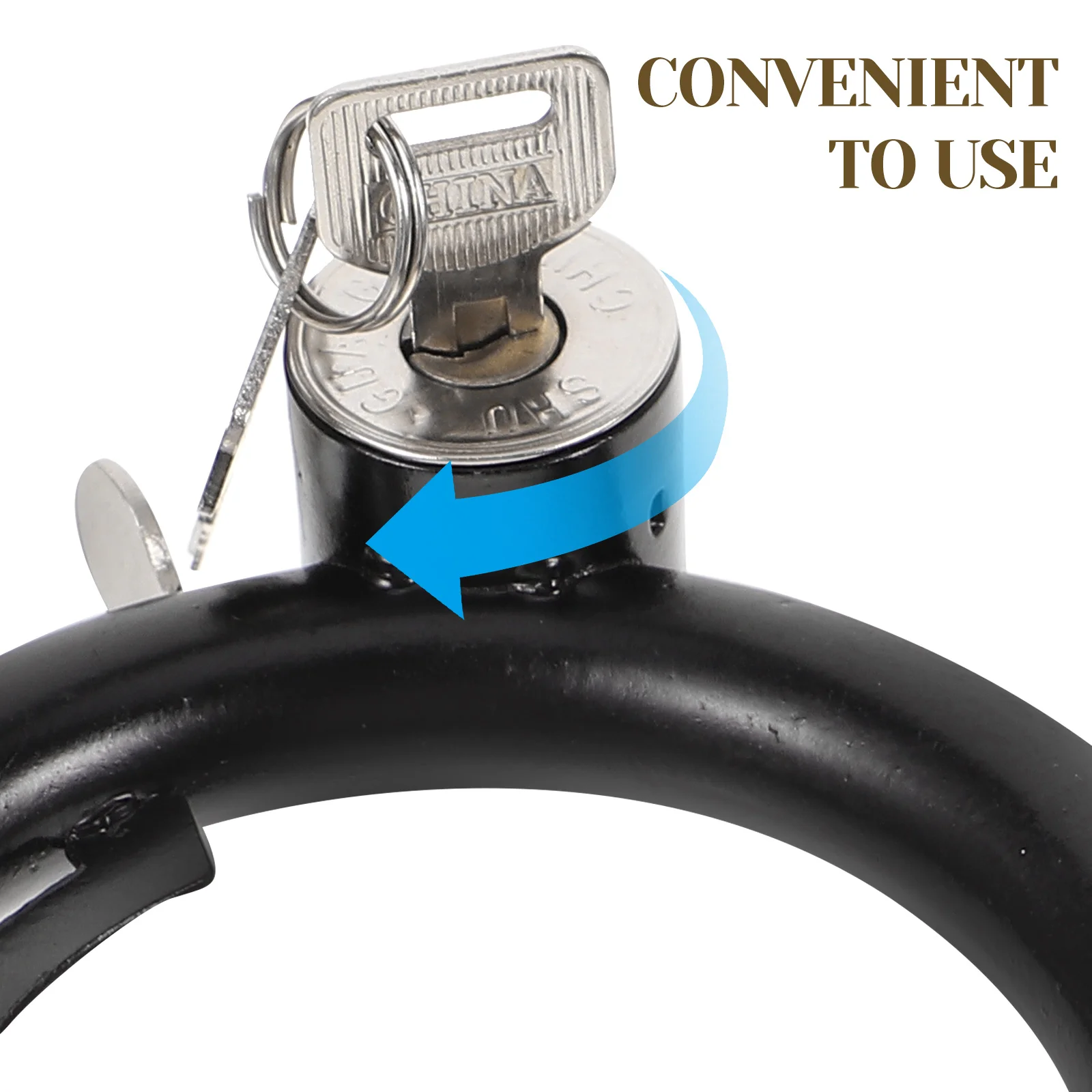 Bike Lock Stainless Steel Security Lock Equipment Cycling MTB Bike Round Shaped Lock Tool for Outdoor Accessories