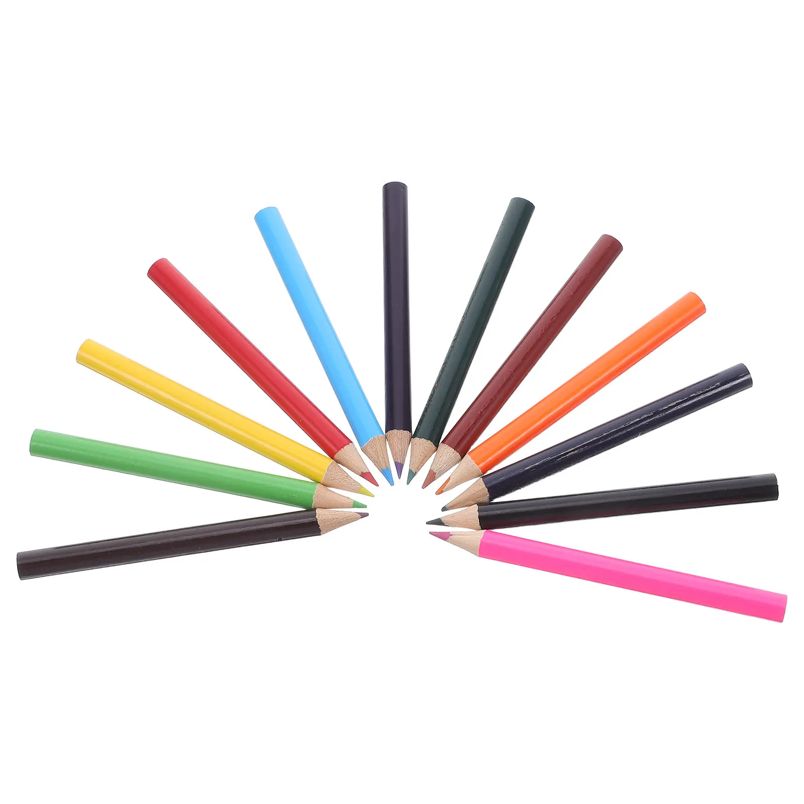 60Pcs Mini Colored Pencils Short Wooden Pre-Sharpened Portable for Drawing Sketching Classroom Colored Pencil Packs