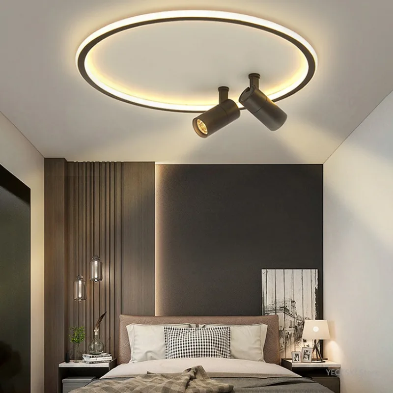 Modern minimalist creative Nordic bedroom living room light study dining room dressing room light