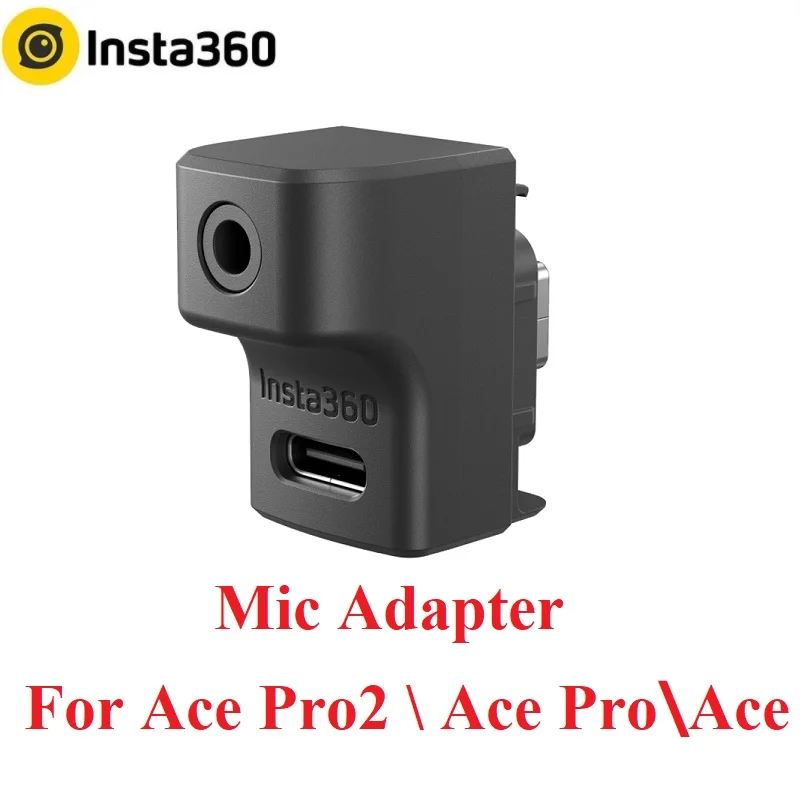 

Микрофонный адаптер Insta360 Ace Pro2 \ Ace Pro для Insta 360 Ace Pro \ Ace Vlog Video, оригинальные аксессуары