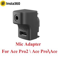 Insta360 Ace Pro2\Ace Pro\Ace Adaptador de micrófono Ace para Insta 360 Ace Pro \ Ace Vlog Video Accesorios originales