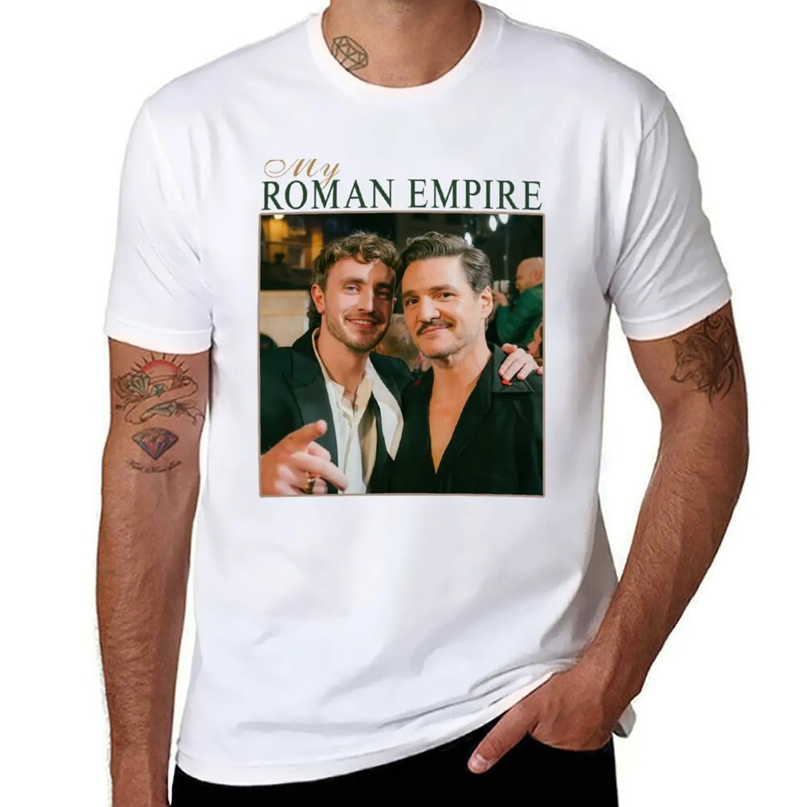 My Roman Empire Paul Mescal Pedro Pascal T-Shirt t shirts for man cotton soft man tshirt T-Shirt