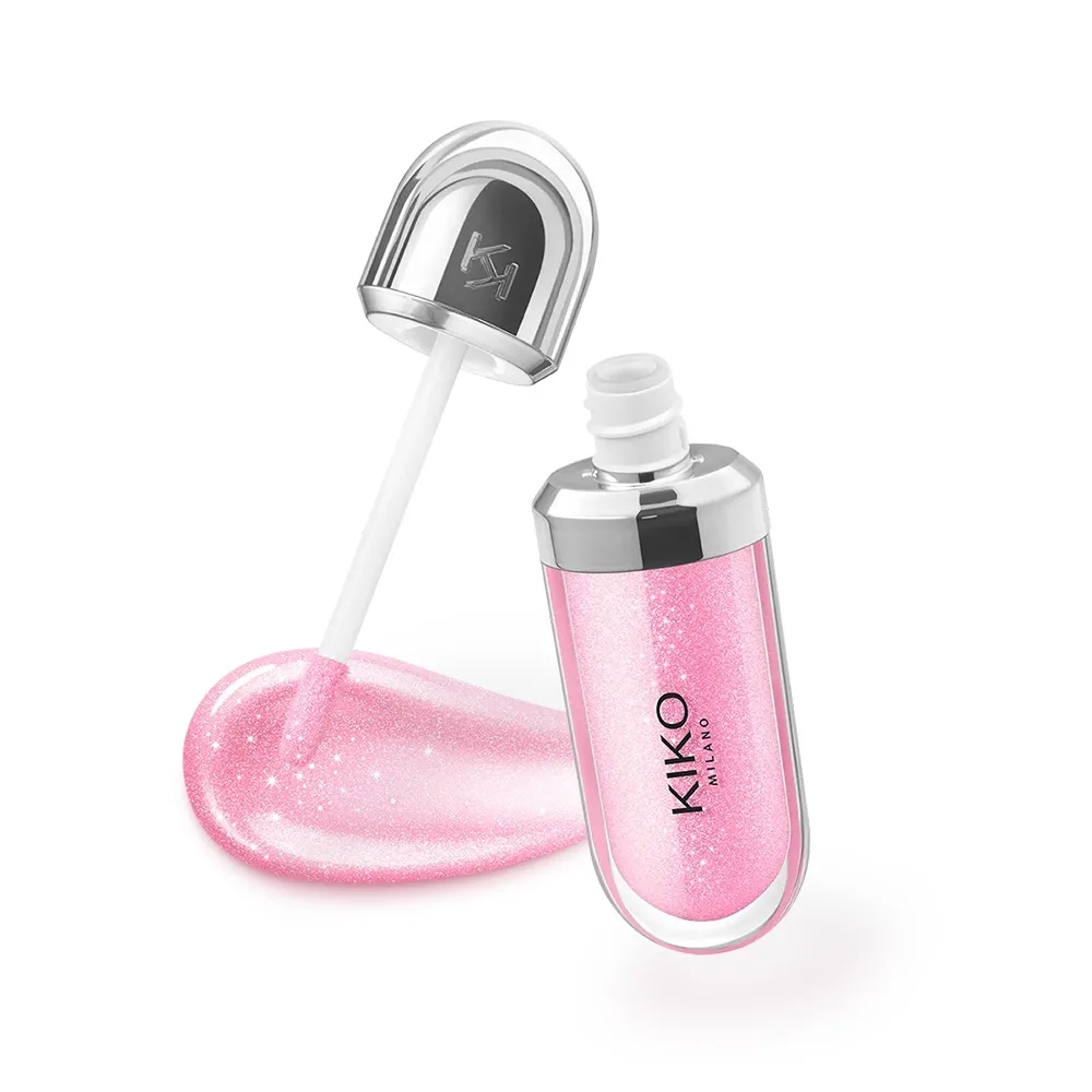 KIKO Milano 3D Hydra Lipgloss, feuchtigkeitsspendend, aufpolsternd, glänzend, nicht klebrig, feuchtigkeitsspendendes Lippenöl, langanhaltend, voluminös, glänzende Lippen