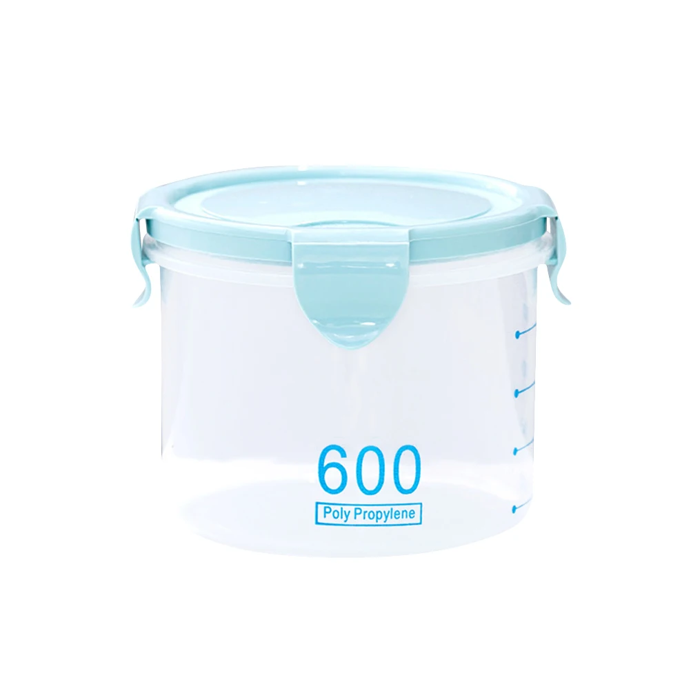 

Airtight Leakproof Food Containers 600Ml Food Container Cereal Storage Bottle With Locking Lids For Rice Snacks Pasta