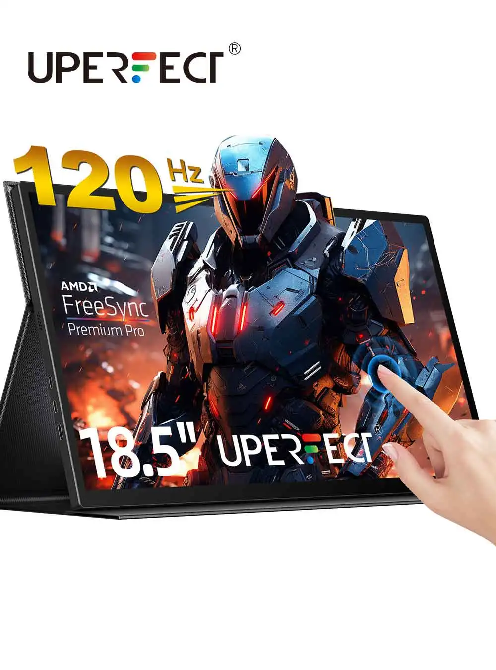 UPERFECT FHD UGame T7 Touchscreen 120Hz Gaming Monitor For PS5 Switch Steam Decks XBOX Laptop PC With HDMI TYPE C HDR IPS Screen