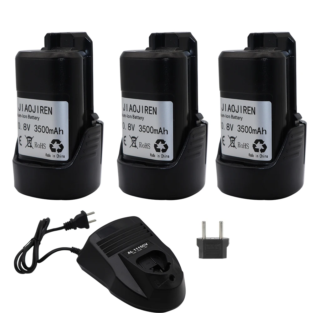 12V/10.8V 3500mAh per Bosch BAT411 Batteria agli ioni di litio ricaricata BAT411A BAT412 BAT412A BAT413 BAT413A e 3.0Ah