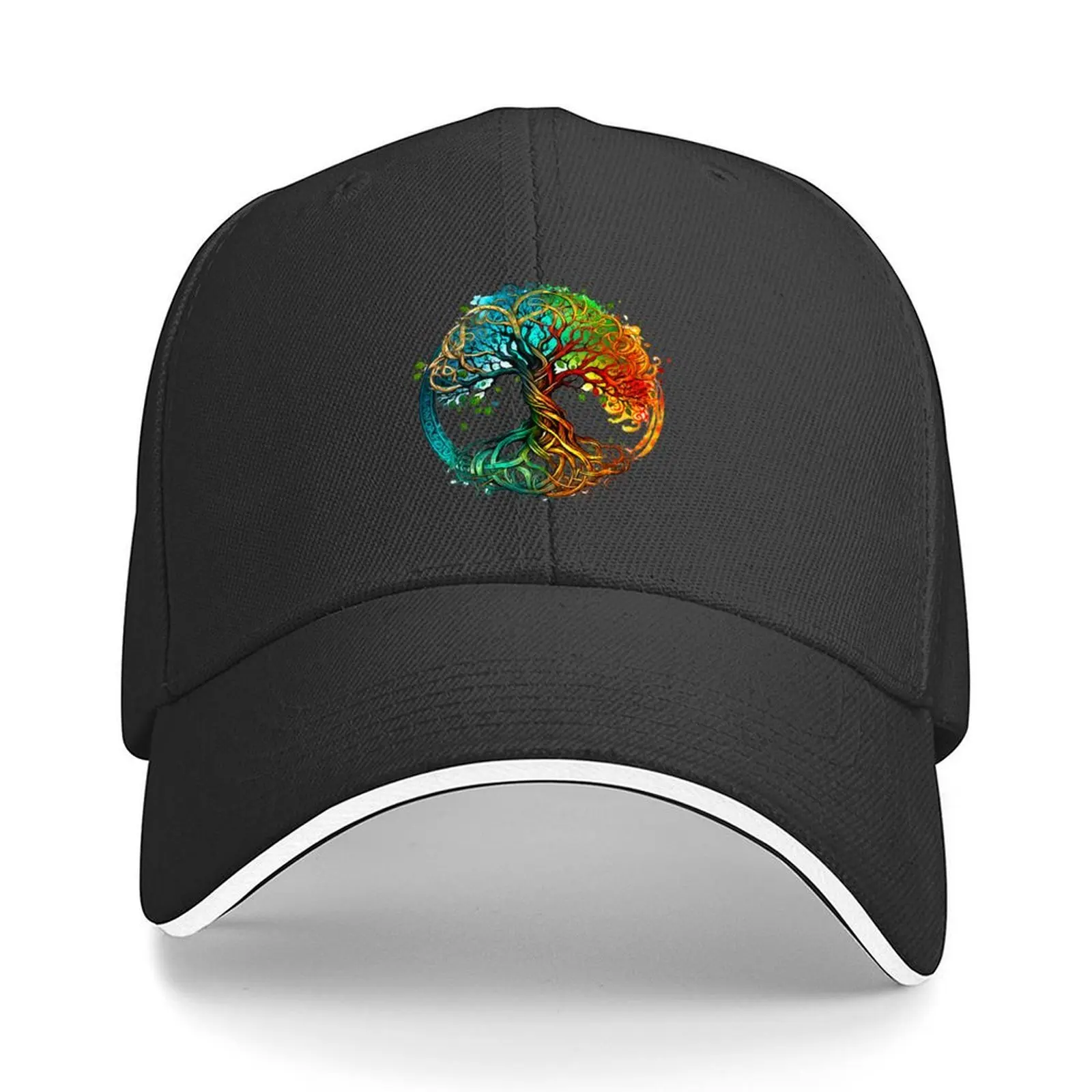 

Vibrant Roots of Life Baseball Cap Christmas Hat Kids Hat Sunhat Thermal Visor Ladies Men's
